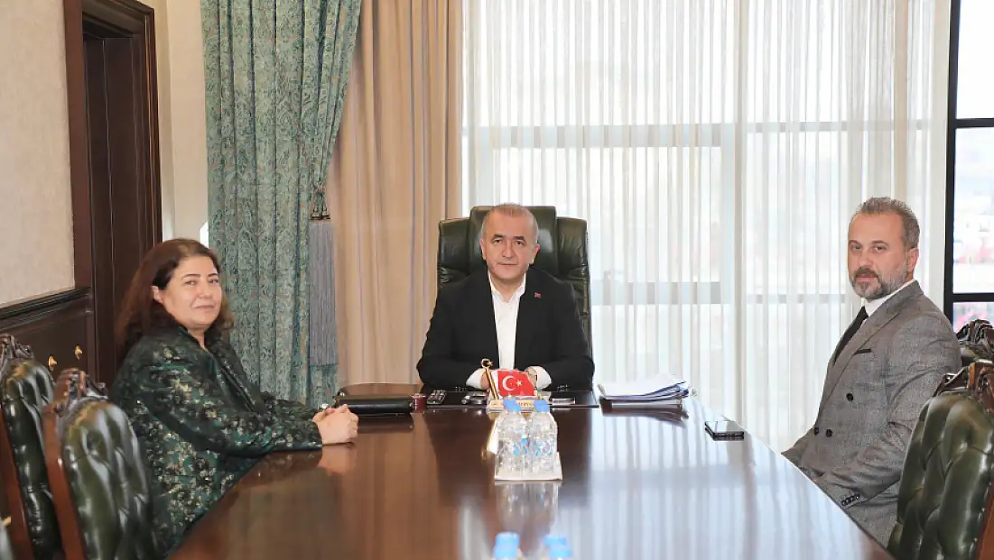 Başmüfettiş Okur ve Beraat Şahin’den Vali Hatipoğlu’na Ziyaret