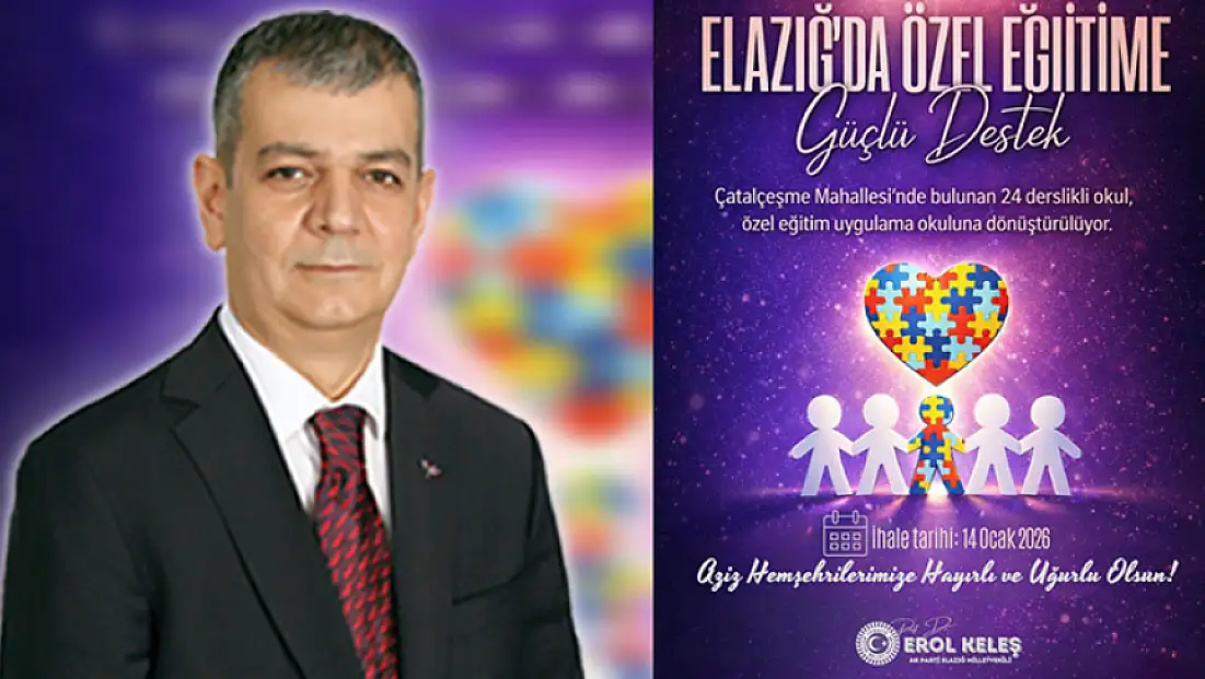 Keleş: 'Özel eğitimde ihtiyaçlara cevap vereceğiz!'