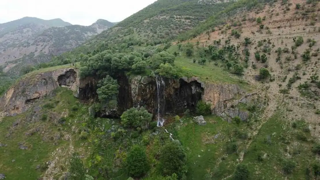 'Kayıp şehir' Pargasur şelalesi dron ile görüntülendi