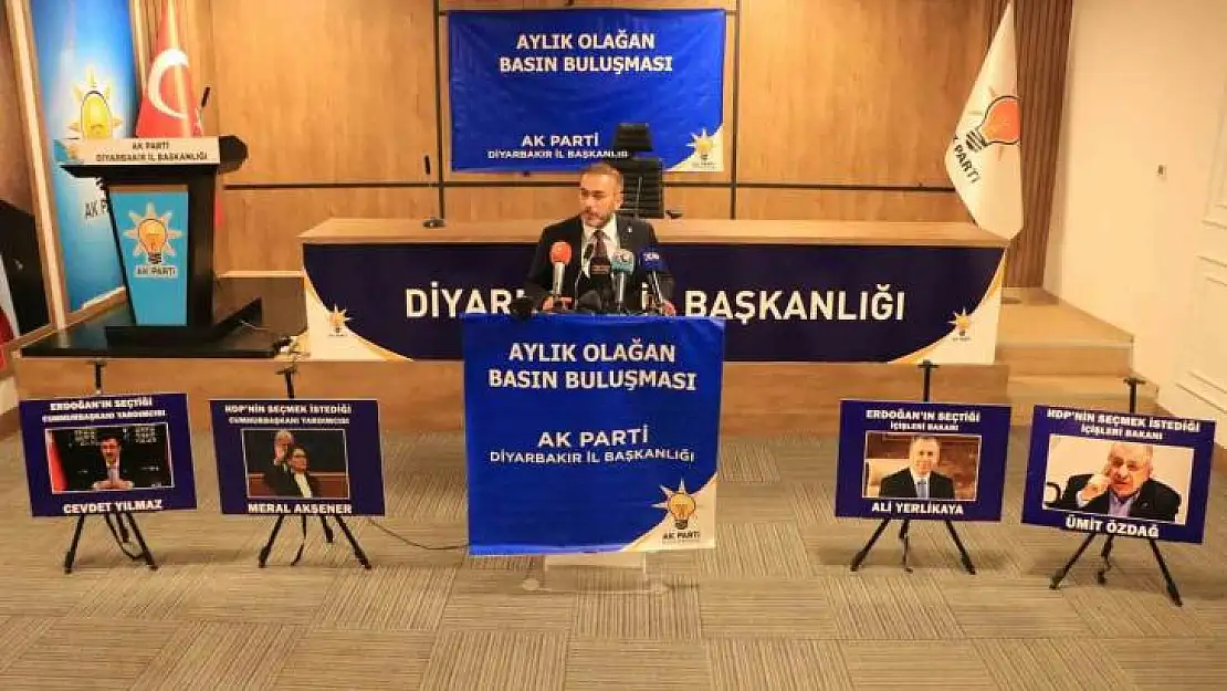 AK Parti İl Başkanı Aydın'dan HDP'ye sert eleştiri