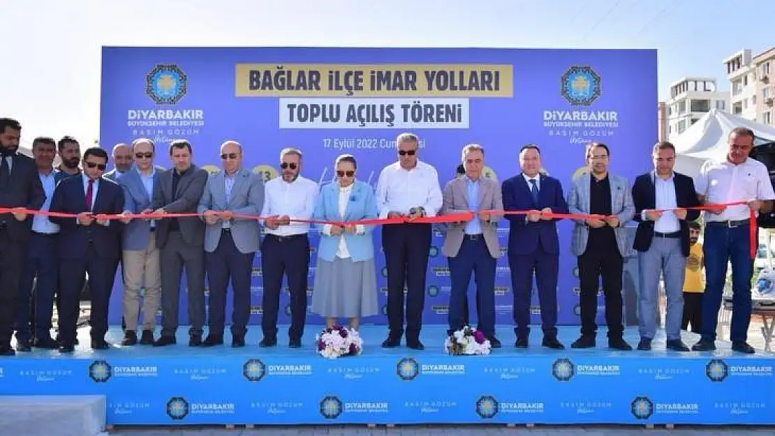 Bağlar ilçesinde 13 caddenin açılışı yapıldı