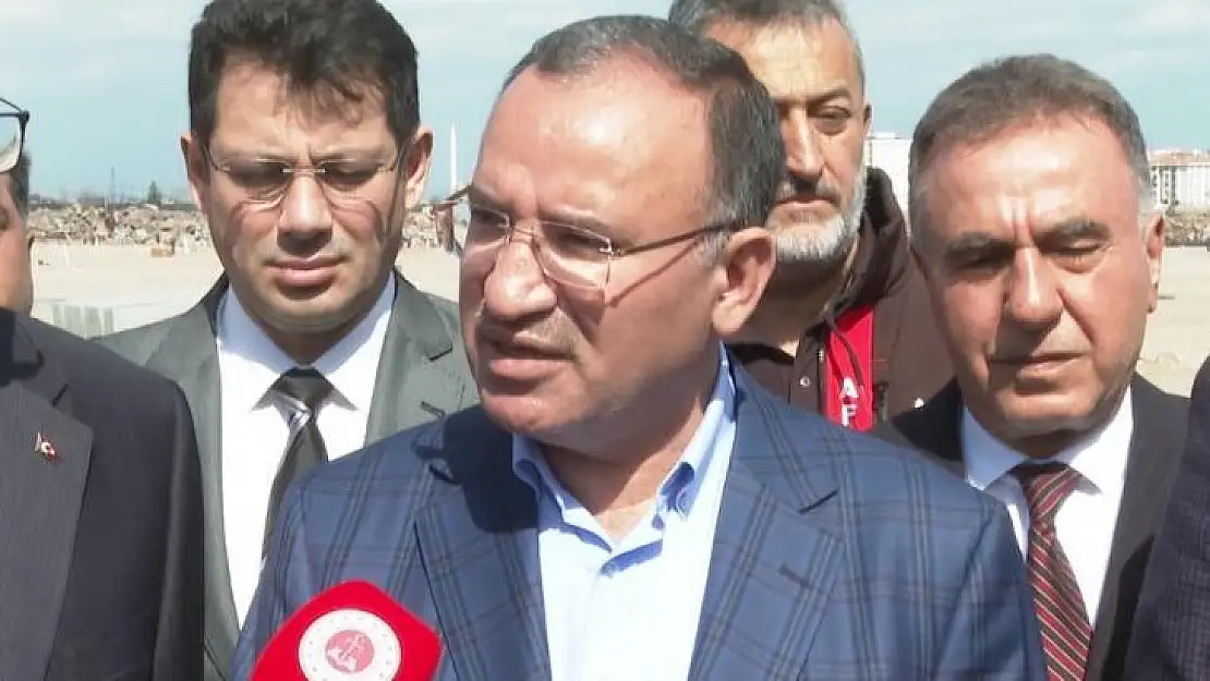 Bakan Bozdağ açıkladı: 'Kurulacak olan konteyner kentte alt yapı çalışmaları tamamlandı'