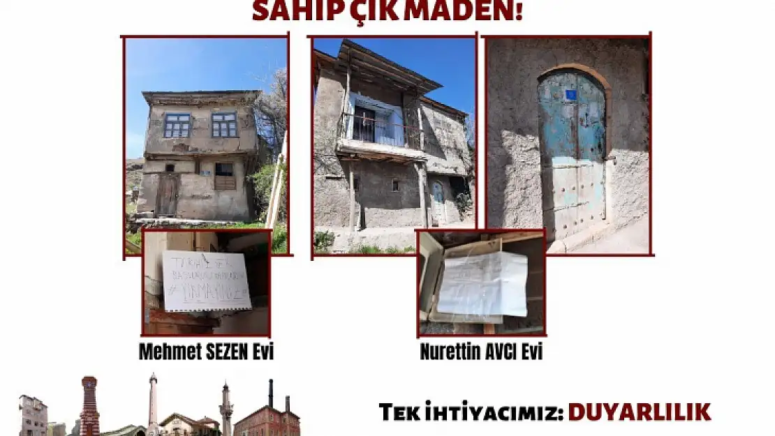 Bakır-Maden-Der Başkanı Seyrek'ten, Maden'deki 26 kültür varlığı için koruma vurgusu