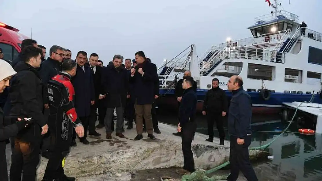 Baraja düşen yolcu otobüsünde arama çalışması tamamlandı