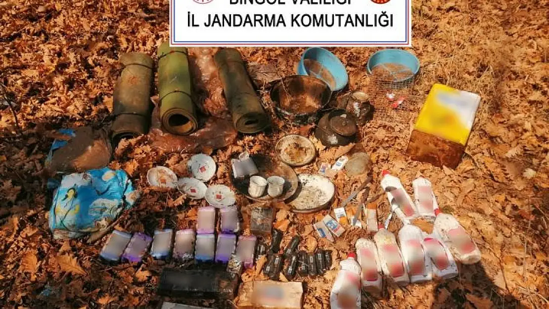 Bingöl'de 'Eren-Kış' operasyonları sürüyor: PKK'lı teröristlere ait 6 sığınak imha edildi