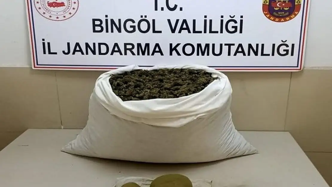 Bingöl'de 13 kilo uyuşturucu ele geçirildi