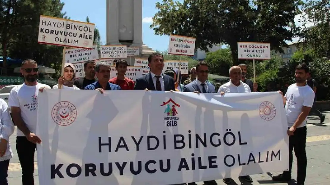 Bingöl'de 30 Haziran Koruyucu Aile Günü yürüyüşü düzenlendi