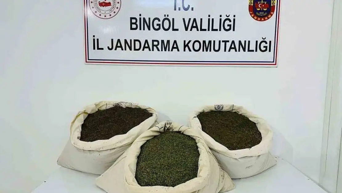 Bingöl'de 34 kilogram uyuşturucu ele geçirildi