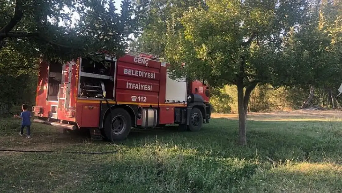 Bingöl'de bahçe yangını söndürüldü