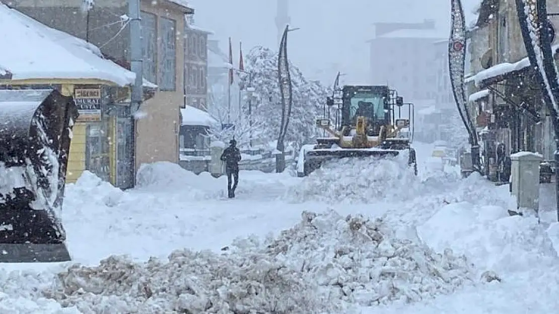 Bingöl'de kar nedeniyle 173 köy yolu ulaşıma kapandı