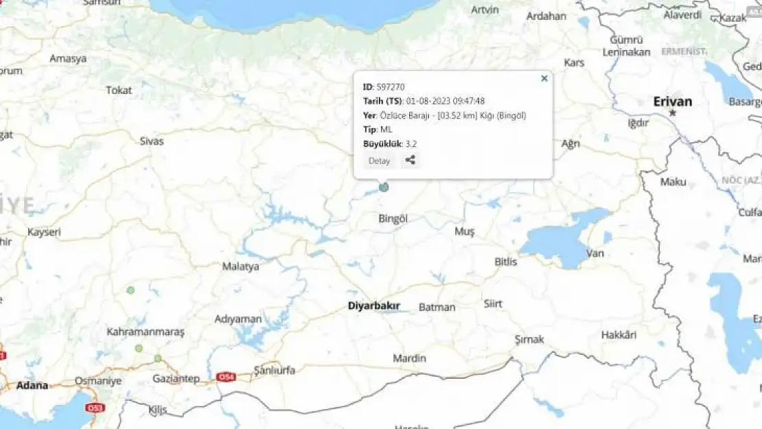 Bingöl'de korkutan deprem