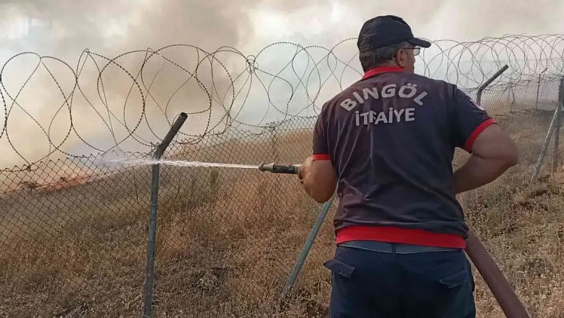 Bingöl'de otluk alanda yangın: Dumanlar gökyüzünü kapladı