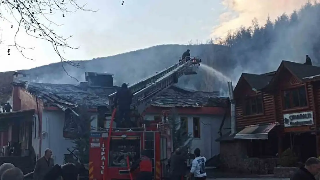 Bingöl'de termal tesislerde yangın