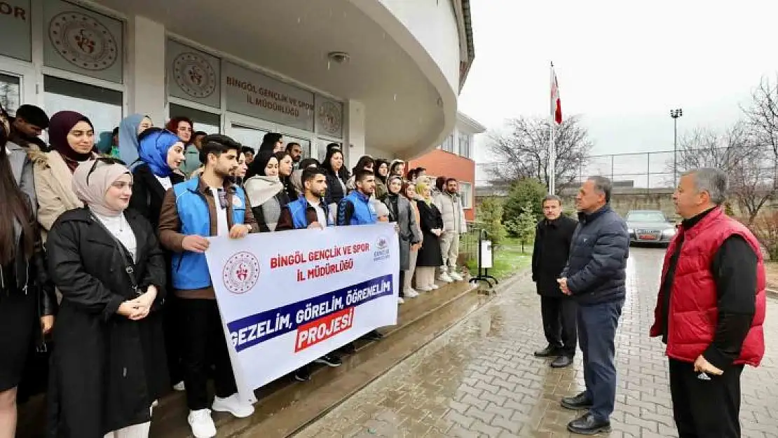 Bingöl'den 100 öğrenci Mardin gezisine gönderildi