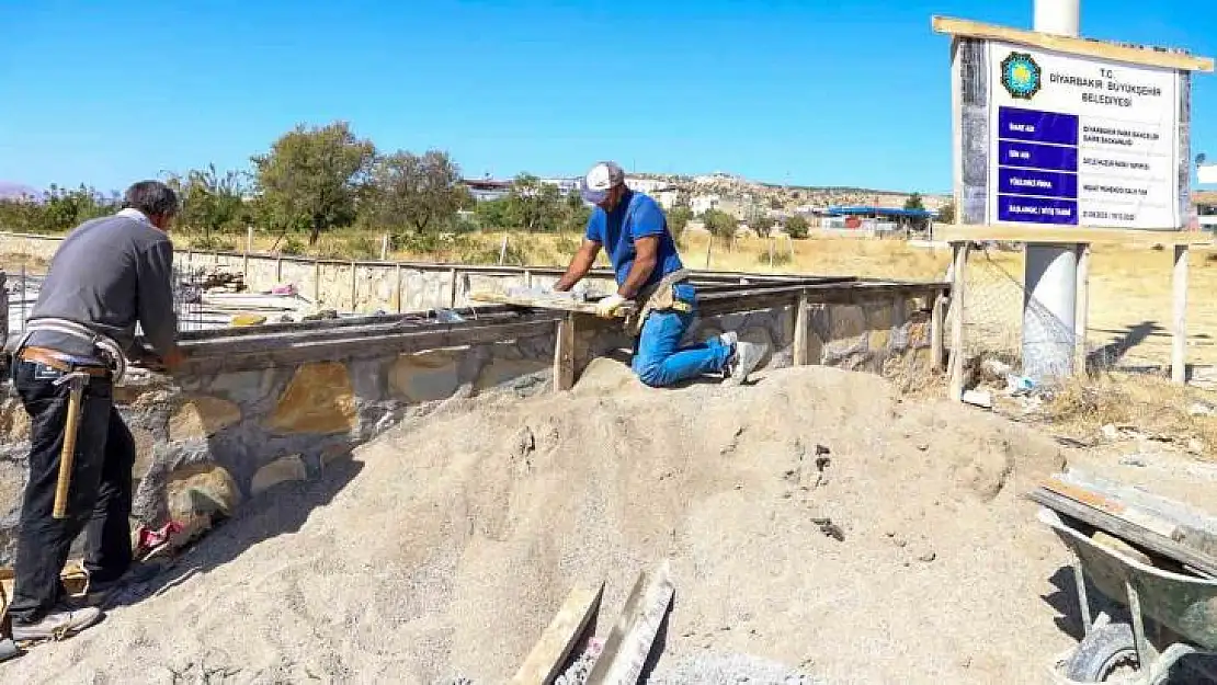 Büyükşehir Belediyesi, Dicle Huzurparkında çalışmalara başladı