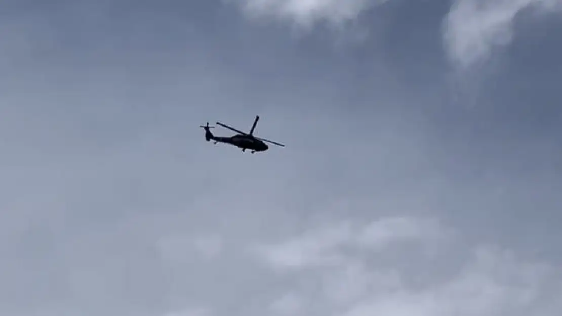 Dağda attan düşen kadın helikopterle hastaneye kaldırıldı