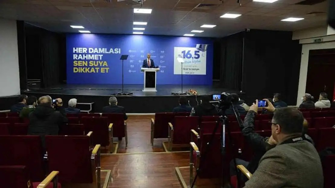 DİSKİ Diyarbakır'da 2022'de suya yüzde 16,5 indirime gitti