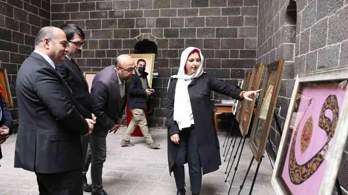 Diyarbakır'da 'Kelamdan Kaleme Hüsn-ü Hat' sergisi açıldı