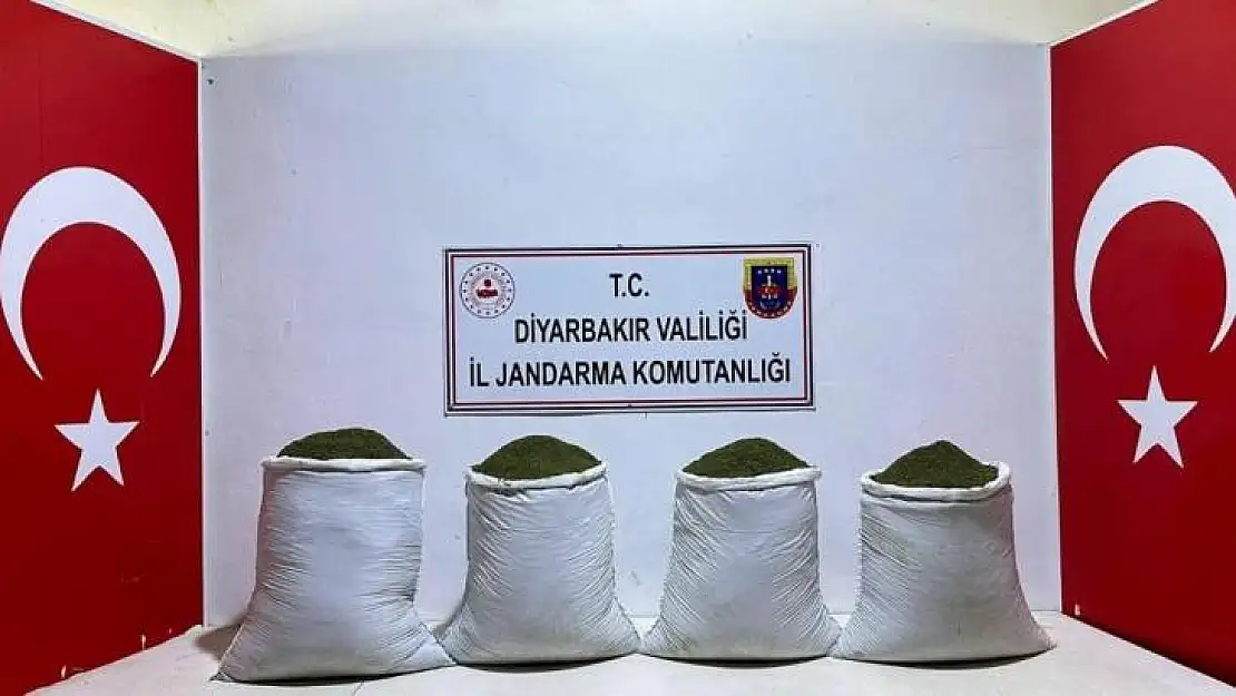 Diyarbakır'da 117 kilo esrar ele geçirildi