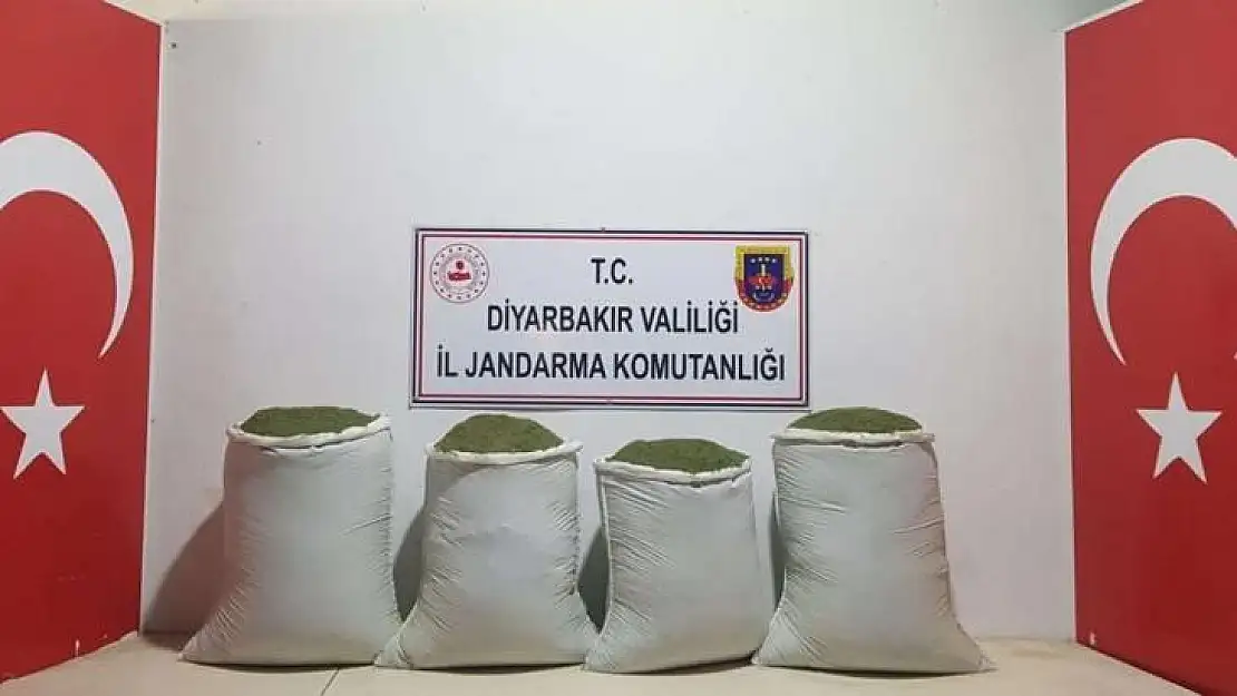 Diyarbakır'da 240 kilo esrar ele geçirildi