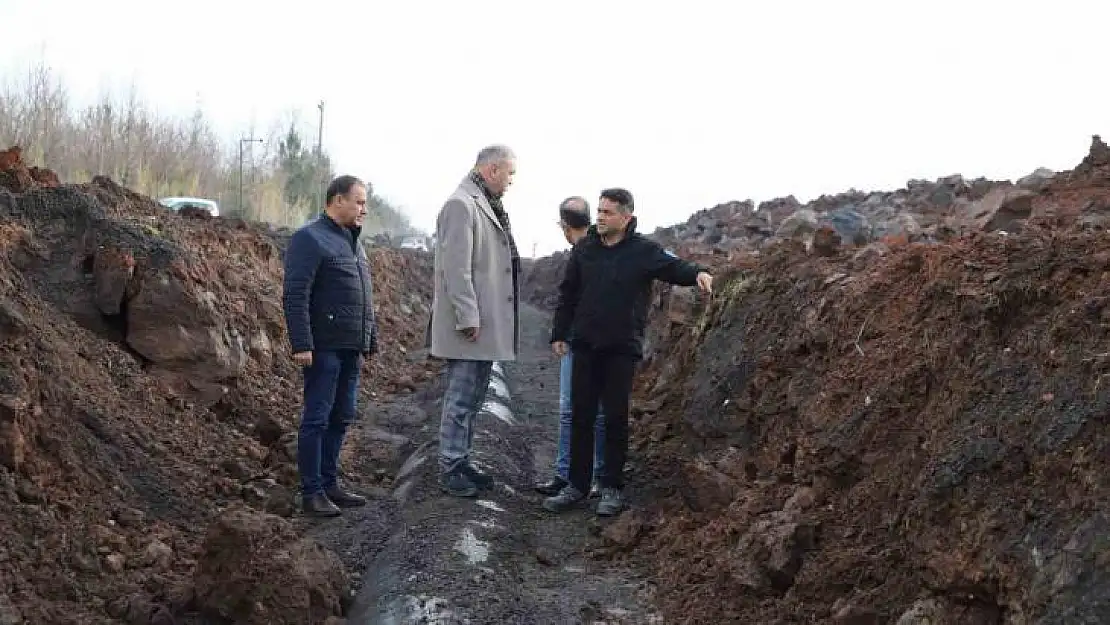 Diyarbakır'da deprem konutları içme suyu projesinde çalışmalar sürüyor