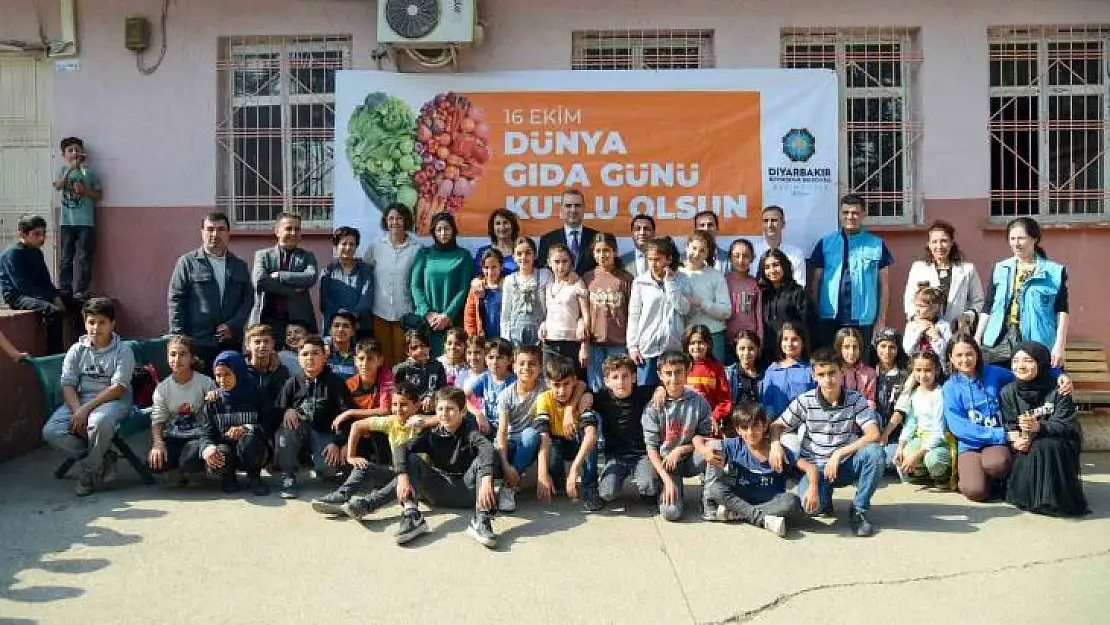 Diyarbakır'da Dünya Gıda Günü'nde öğrenciler bilgilendirildi