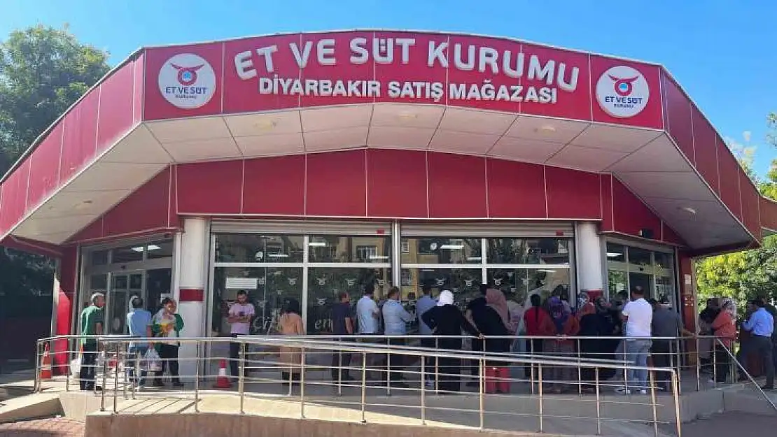 Diyarbakır'da Et ve Süt Kurumu'nda ucuz et sırası