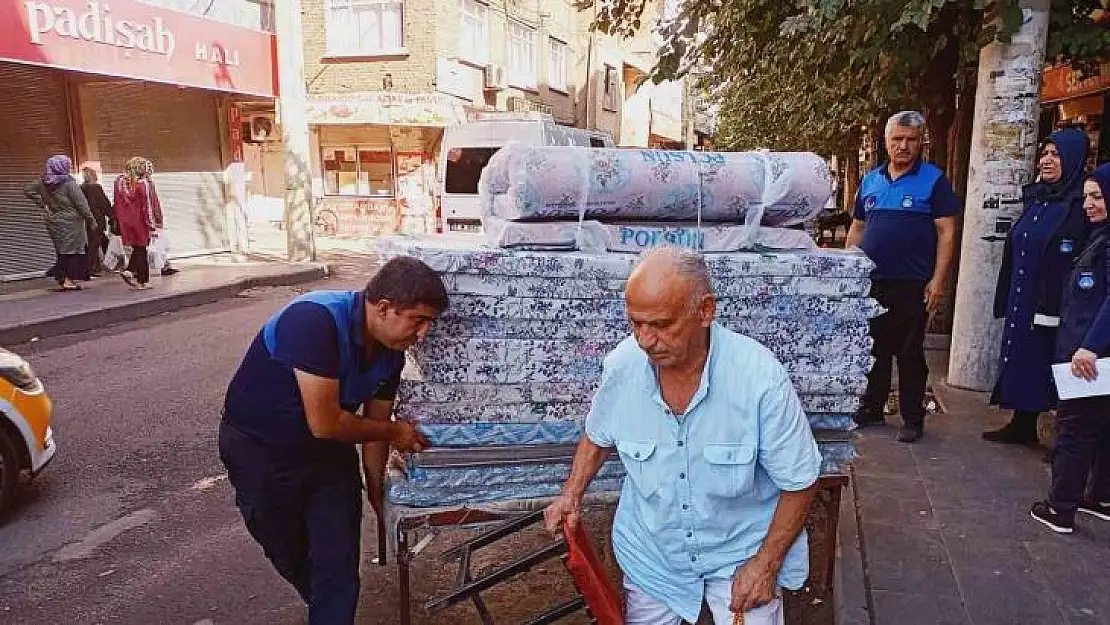 Diyarbakır'da kaldırım işgalleri nedeniyle denetim yapıldı