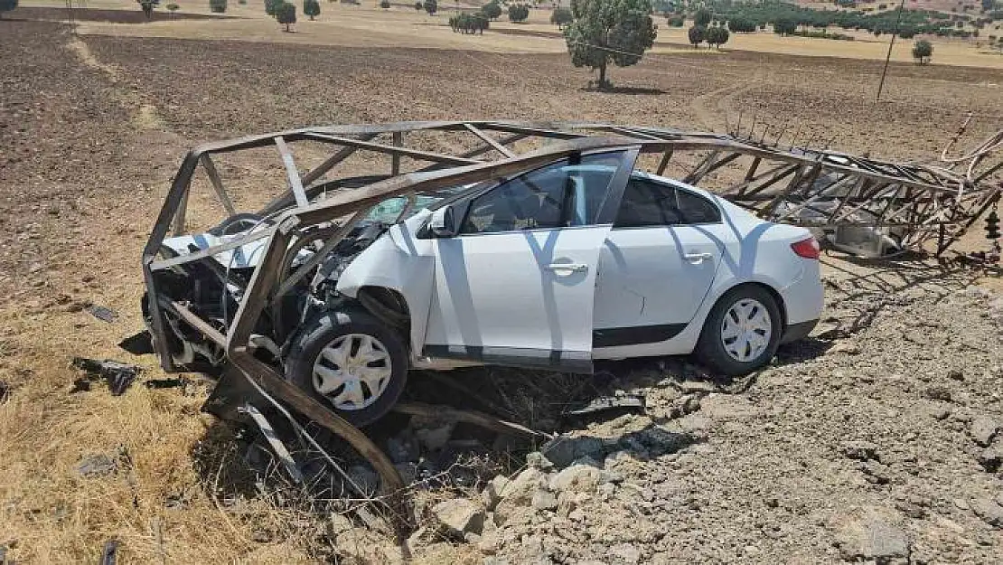 Diyarbakır'da piknik yolunda kaza: 1'i ağır 4 yaralı