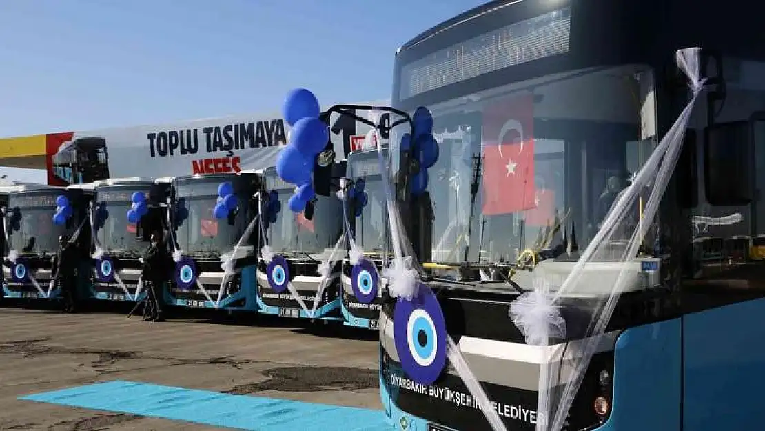 Diyarbakır'da şehir içi toplu ulaşıma 11 yeni otobüs eklendi