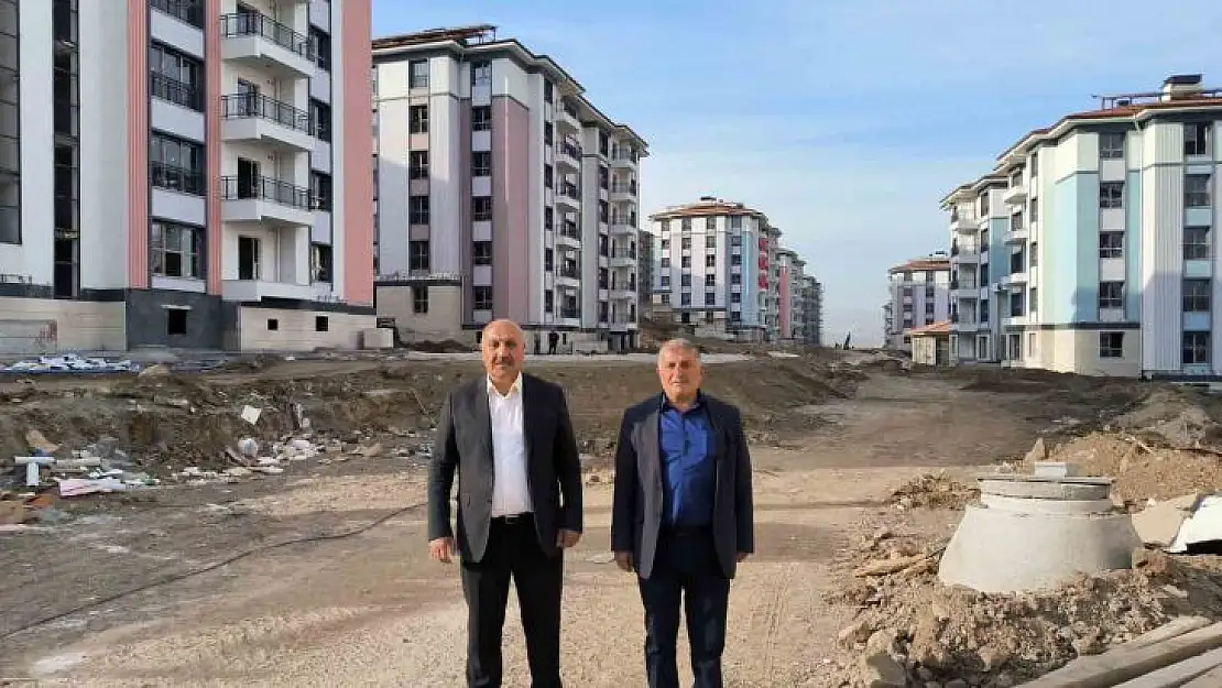 Doğanşehir'de 350 kalıcı konutun teslimi için gün sayılıyor