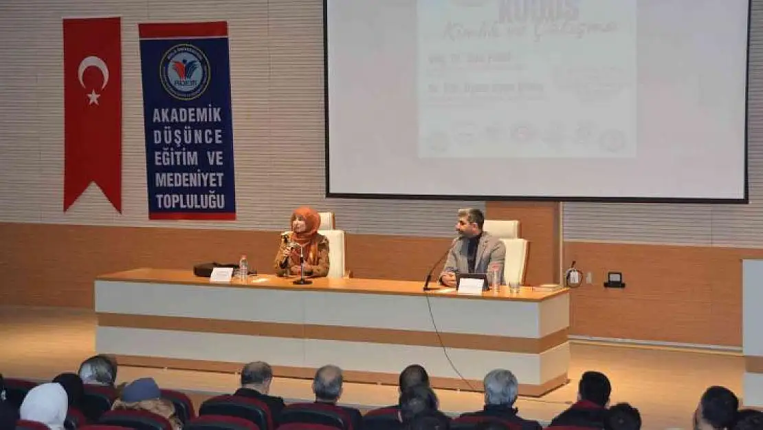 DÜ'de 'Kudüs, kimlik ve çatışma' konulu konferans düzenlendi