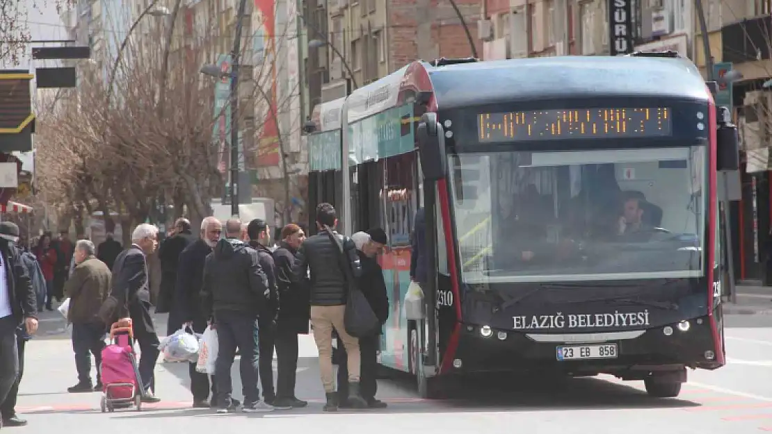 Elazığ Belediyesi'nden bayramda ücretsiz ulaşım hizmeti