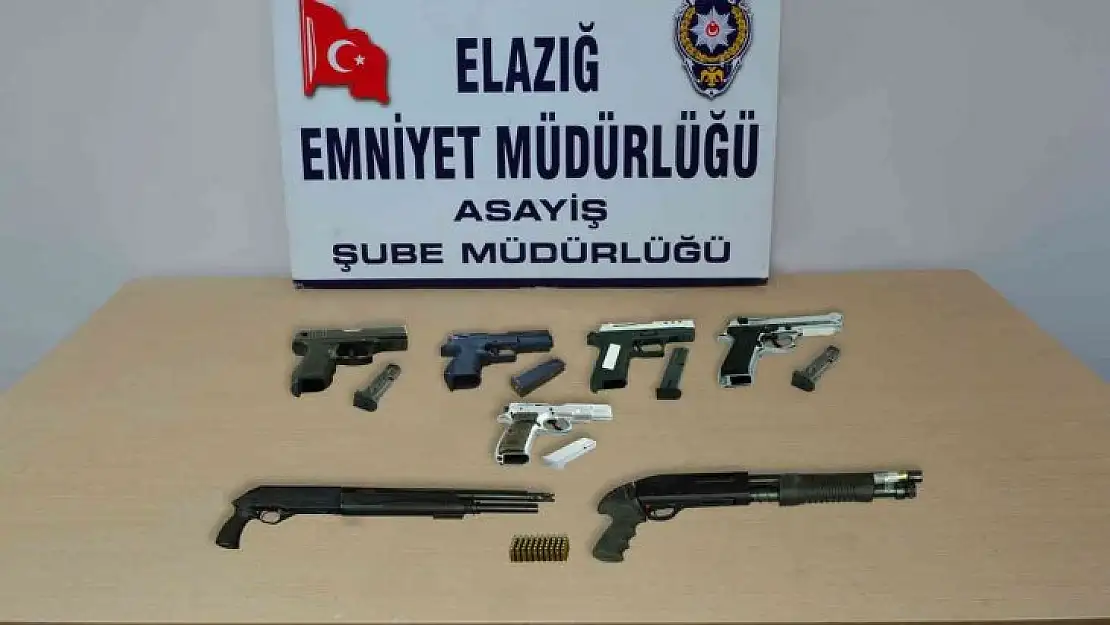 Elazığ'da asayiş ve şok uygulamalarında 128 şüpheli yakalandı