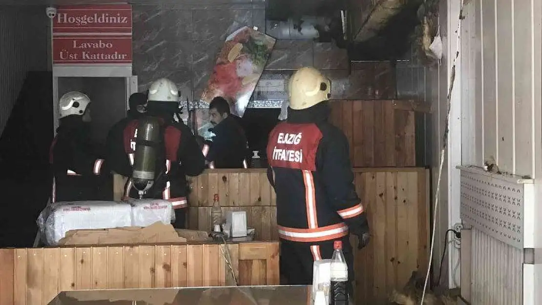 Elazığ'da baca yangını korkuttu