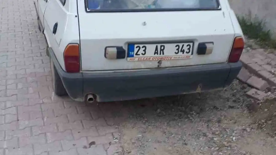 Elazığ'da çalınan otomobil bulundu