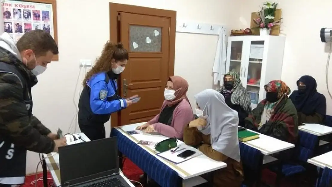 Elazığ emniyeti farkındalık çalışmalarını sürdürüyor