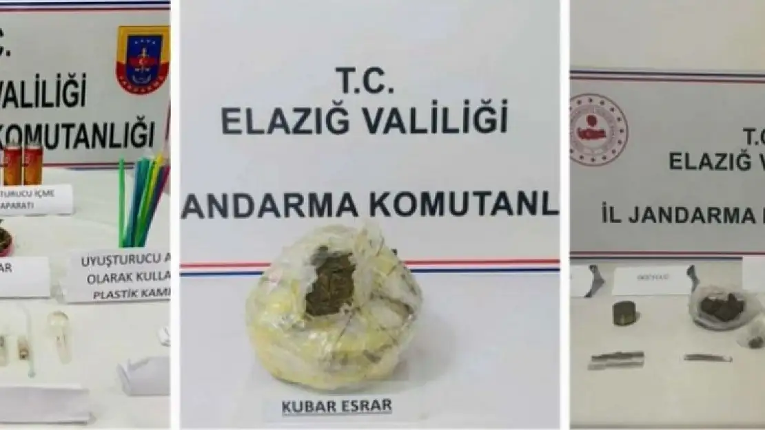 Elazığ'da jandarma uyuşturucuya geçit vermiyor