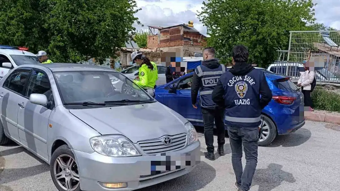 Elazığ'da okul önü denetimleri sürüyor