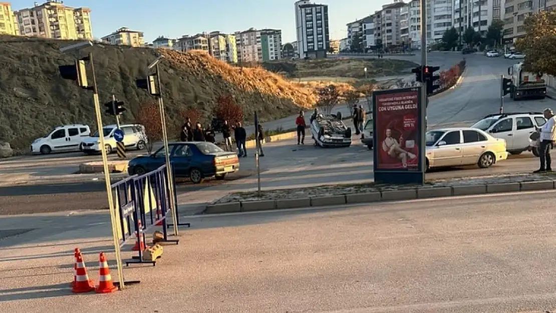 Elazığ'da trafik kazası: 1 yaralı