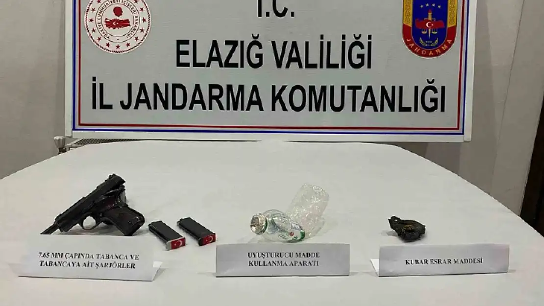 Elazığ'da uyuşturucu operasyonu: 2 gözaltı