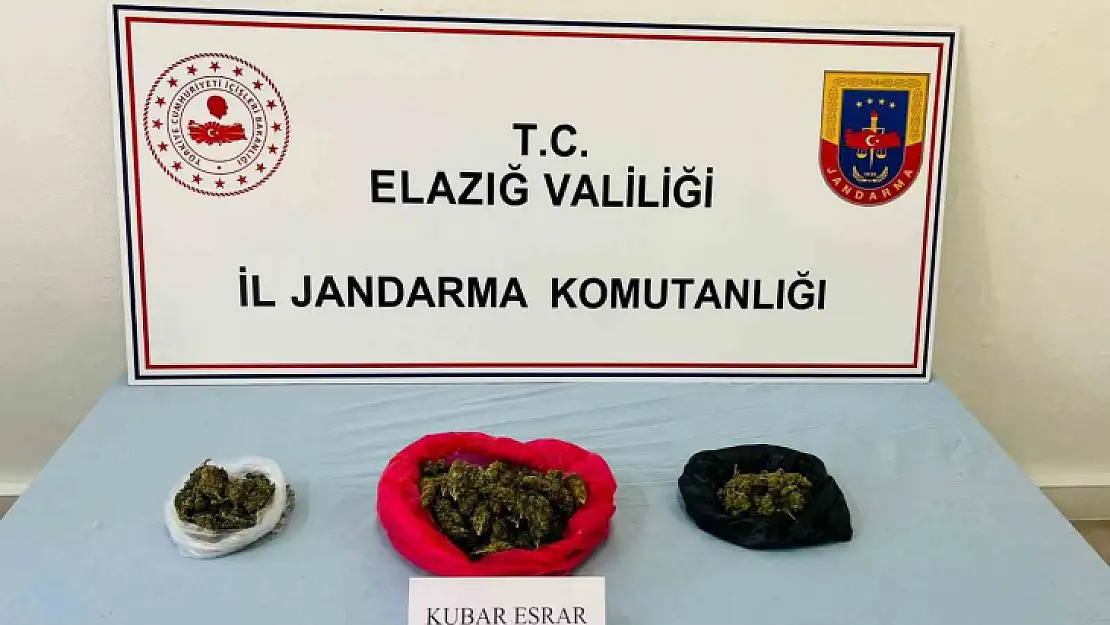 Elazığ'da uyuşturucu taciri yakalandı