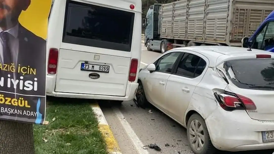 Elazığ'da zincirleme kaza!