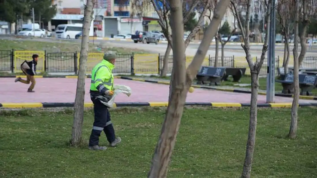 Ergani'de park ve yeşil alan çalışması