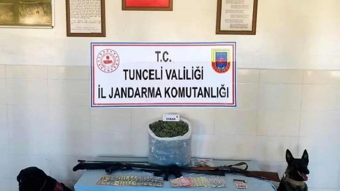 Evinden uyuşturucu madde ve silahlar çıkan şüpheli gözaltına alındı