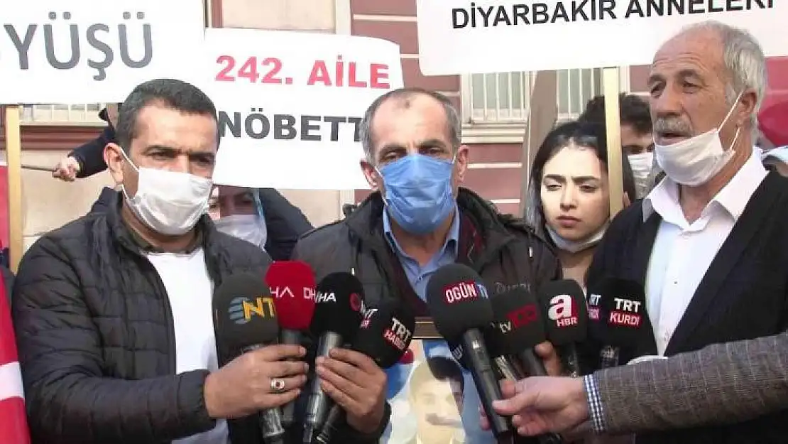 Evlat nöbeti direnişine yüreği yanık bir aile daha katıldı