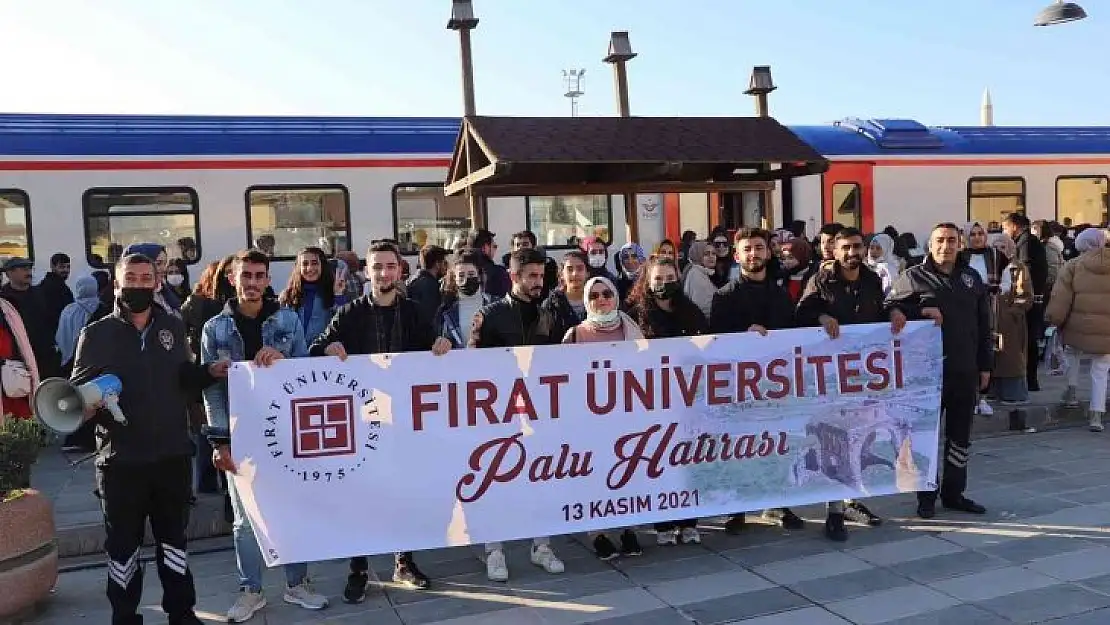 Fırat Üniversitesi'nden tren yolculuğu ve Palu gezisi