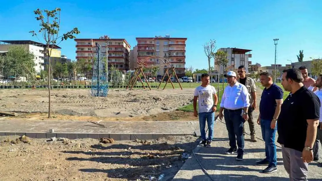 Genel Sekreter Çiftçi, Silvan'da devam eden çalışmaları inceledi