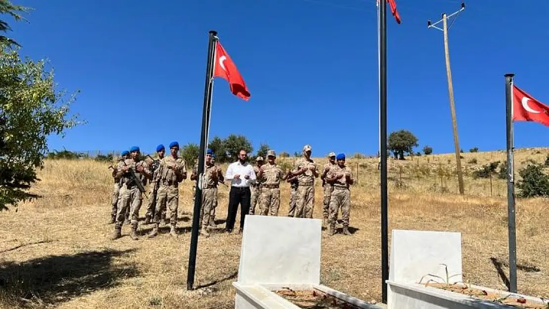 Güneybaşı şehitleri kabirleri başında anıldı