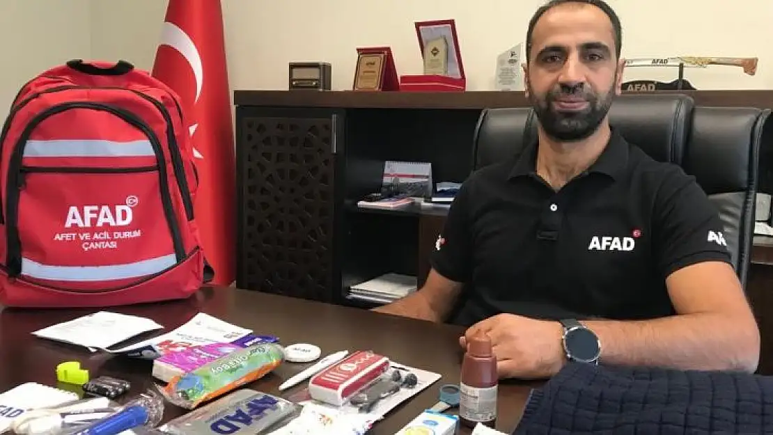 İl AFAD Müdürü Oruk, vatandaşları uyardı: 'Biz her an depreme hazır olmak zorundayız'